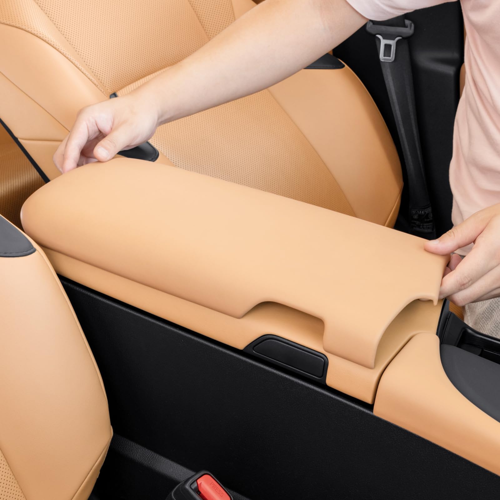 Dragon Art Suitable for Lexus ES armrest Box Protective Cover 2018-2025 ES250 ES350 ES300h Center Console armrest Box Leather Cover