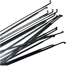 12pcs Free Alloy Brass Nipples Pillar Spokes Flat Blade J-Bend Stainless Steel for Bicycle Road for MTB Bike Wheels Parts