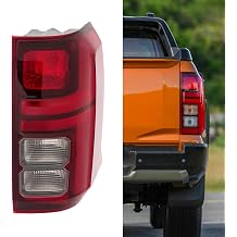 LED+Halogen Outer Tail Light Lamp for 2024-2025 Mitsubishi Triton L200, 26550A000P, 26555A000P, Left/Right Side Rear Tail Lamp Outer Taillight Assembly Rear Lights Right Passenger Side