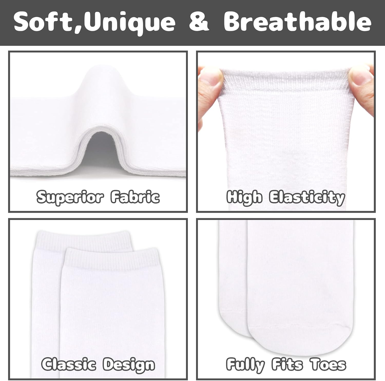 Olreco Toddler Soccer Socks Boys Girls Soccer Socks Kids Knee High Socks for Toddler Girls Toddler Tube Socks with Stripes - Image 4