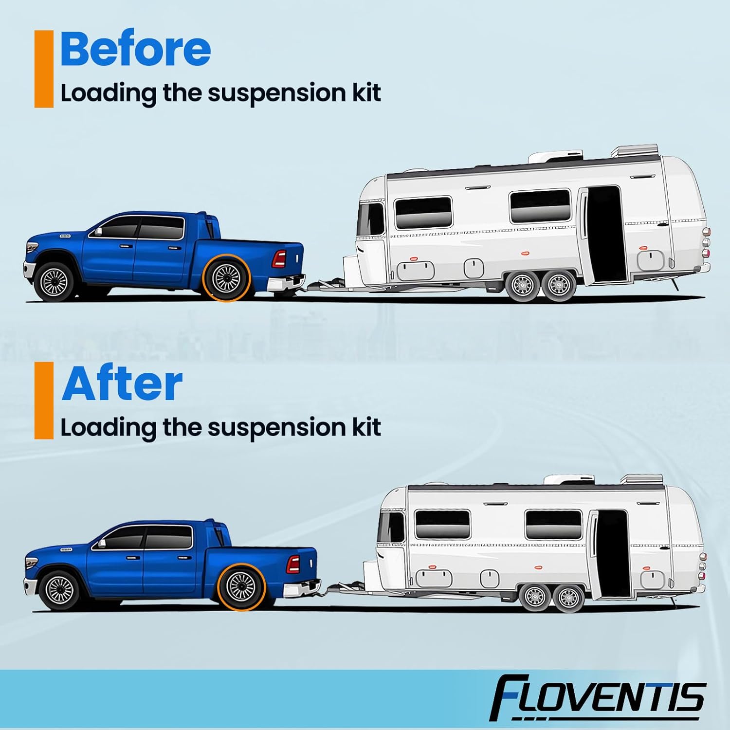 2Pcs Rubber Cushion Suspension Kit for Cadillac Escalade, Chevrolet Avalanche, Suburban, Tahoe, GMC Yukon OEM Replace GMRYS4 Car Rear Rubber Helper Springs Kit (7X1260)