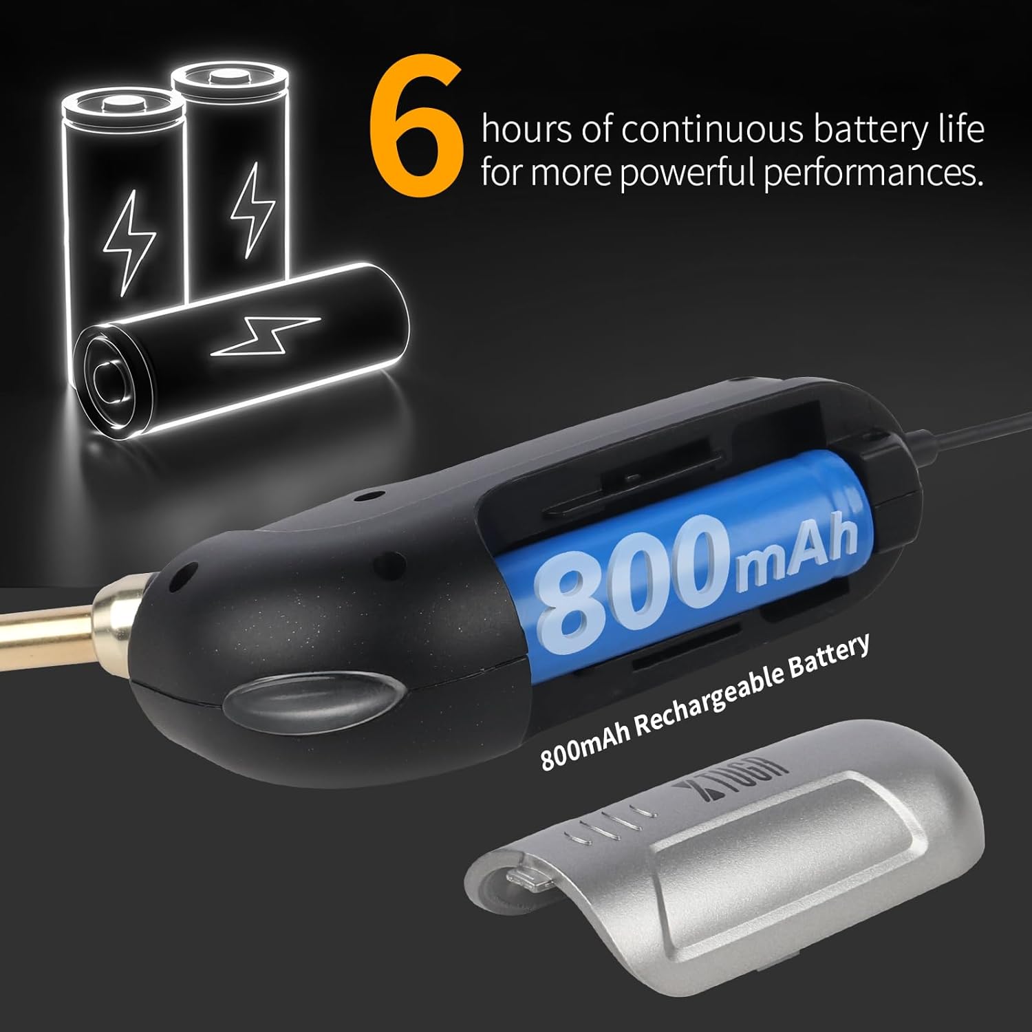 XTUGA UHF Violin Microphone System, Wireless Violin Pickup, 147Ft Range, Clip-on Mic Receiver and Transmitter System for Violin Gooseneck Instrument Ukelele Perfomance (KX862)