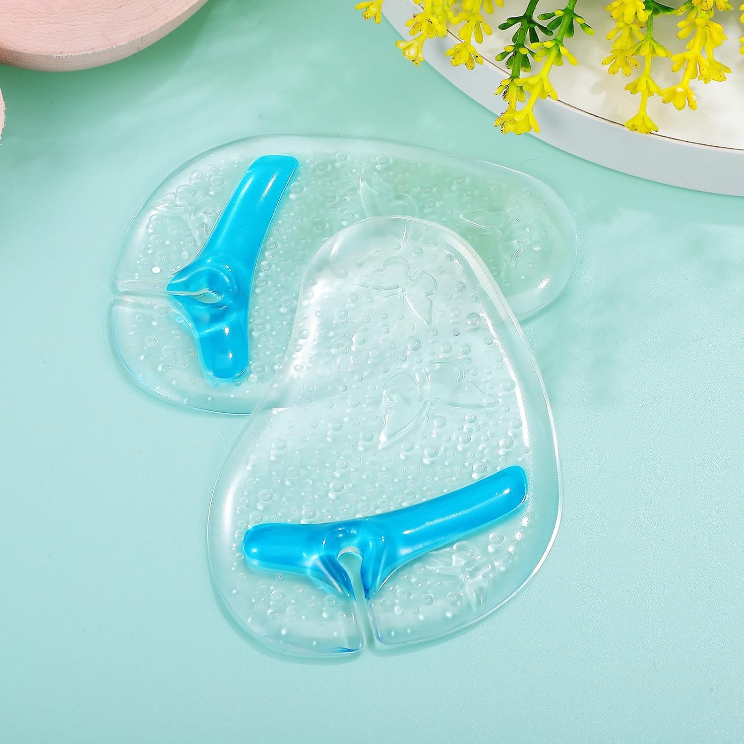 Gel Forefoot Pads Toe Post Cushioning for Sandals