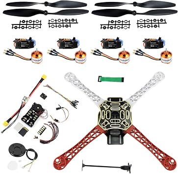 QWinOut 4-Axle 450mm DIY Drone Kit PIX 32 bit 2.45 FC F450 Airframe RC Quadcopter Unassembly Kit Basic Version