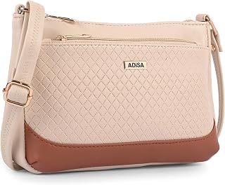 ADISA Women Girls Color Block Cross Body Sling Bag (SL5168) Price In India
