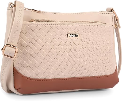 ADISA Women Girls Color Block Cross Body Sling Bag (SL5168)