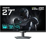 Gigabyte G27UP 27” 4K UHD Gaming Monitor - Dual Mode (4K 160Hz or FHD 320Hz), 3840 x 2160, 1ms, 400 cd/m², FreeSync Premium, HDR10, HDMI 2.1, Displayport 1.4 - 1