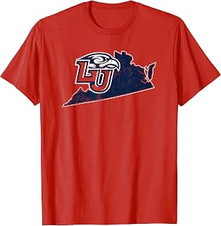 Liberty University Flames State Shape T-Shirt