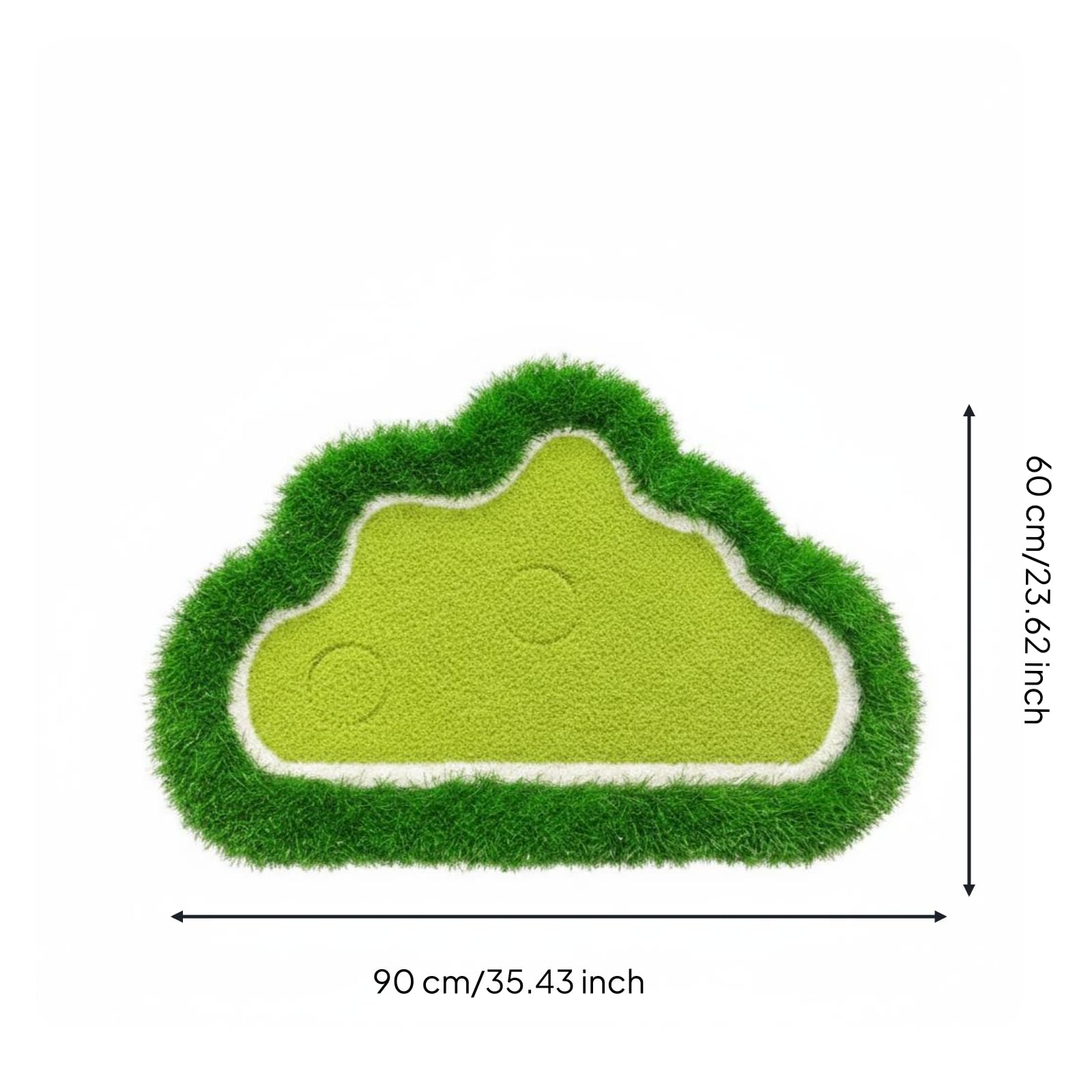 predolo Green Galleggiante Golf Portatile Tappetino da Golf Galleggiante Design Realistico Attrezzatura Sportiva per Piscina