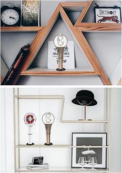 2 Pcs Lightstick Stand Holder,Display Stand | Compatible with Official Lightsticks,Kpop Lightstick Stand,Stray Kids , enhypen lightstick, Twice,Ateez Lightsticks,(Black)