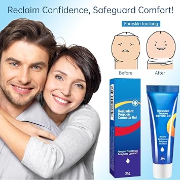 Phimosis Cream for Adults,Phimosis Foreskin Correction Gel,Redundant Pre-puce Corrector Gels,Correction Gel for Excessive Foreskin,Natural Ingredients,Gentle Easy Recovery