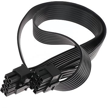 CPU 8 Pin Male to CPU 8 Pin 4+4 Detachable Male EPS-12V Motherboard Power Adapter Cable for Corsair Modular Power Supplies 18AWG 25-inch 63cm for AX/HX/RM/SF/TX/CX Series