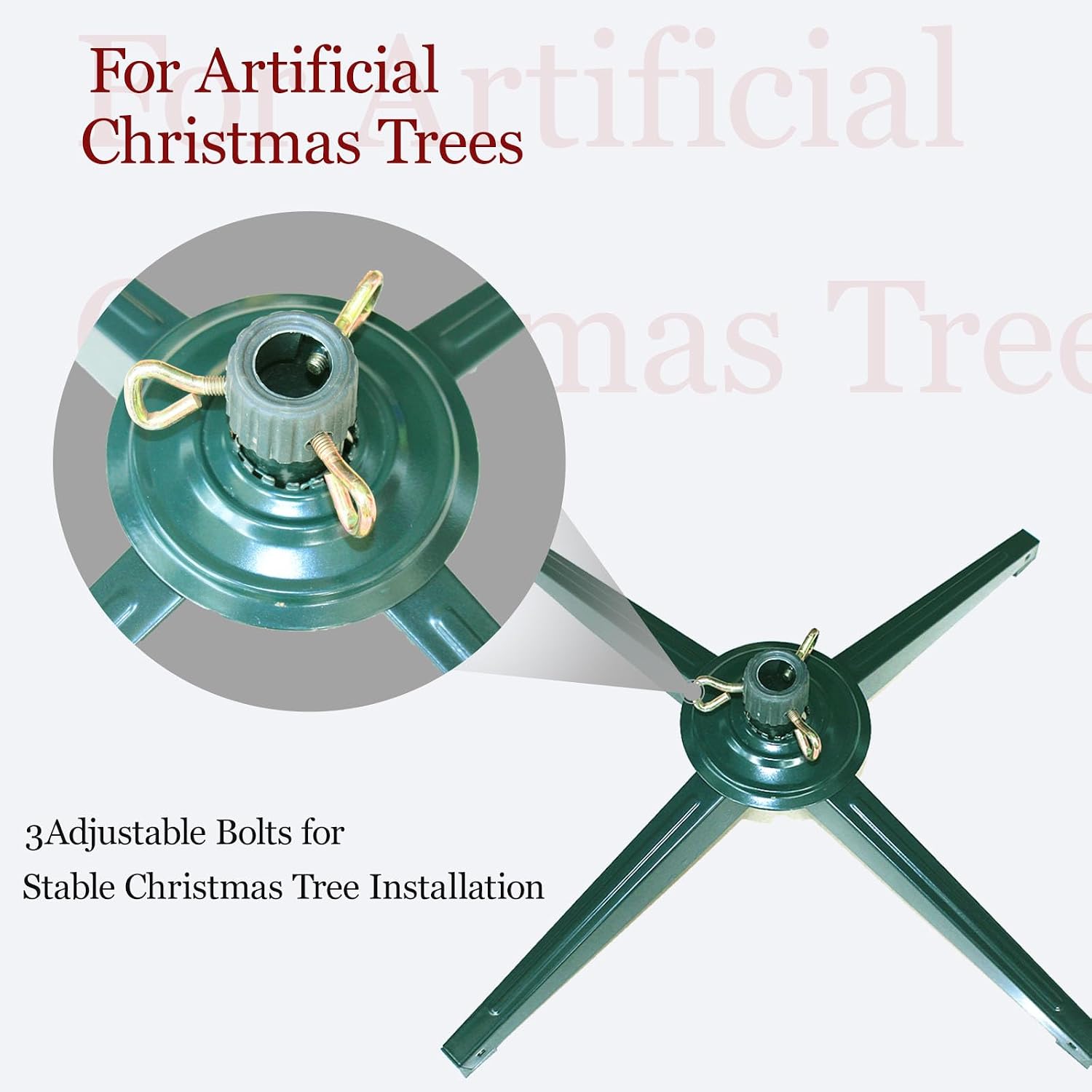 Christmas Tree Stand, Foldable Metal Base for 7 FT Artificial Tree