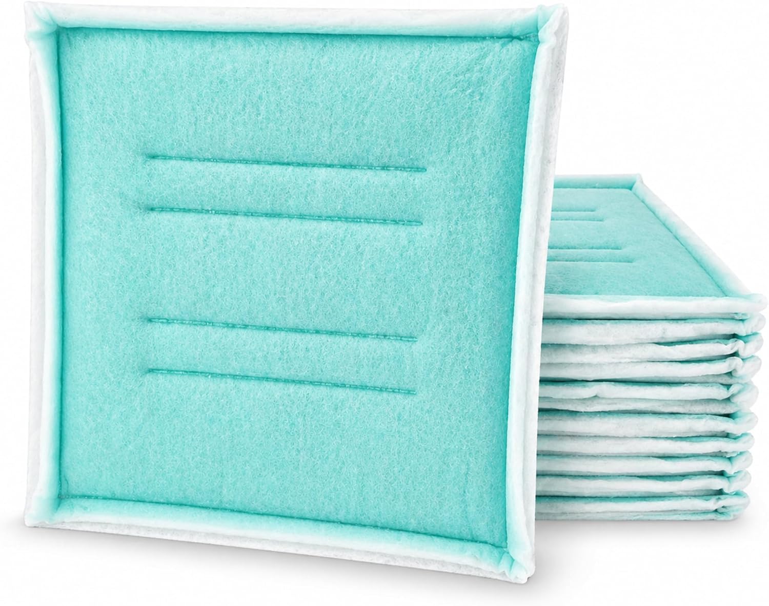 wioboy Paint Spray Booth Intake Filter Pad, 20" x 20" (20/case) Tacky Panel with Internal Wire Frame