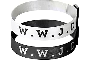 WWJD Bracelets for Men - 2Pcs Graduation Gifts for Men Boys
