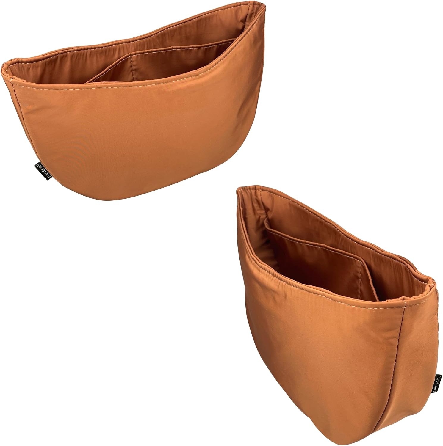 Organizer for Loop Hobo Bag, Nylon Material Water Resistant with Zipper Pocket (Loop Hobo, Tan)
