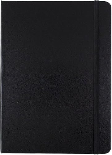 Vista 106 de JAM Papel® - anotadores de tapa dura revestido con cierre de banda elástica, Azul L Azul / Patchwork