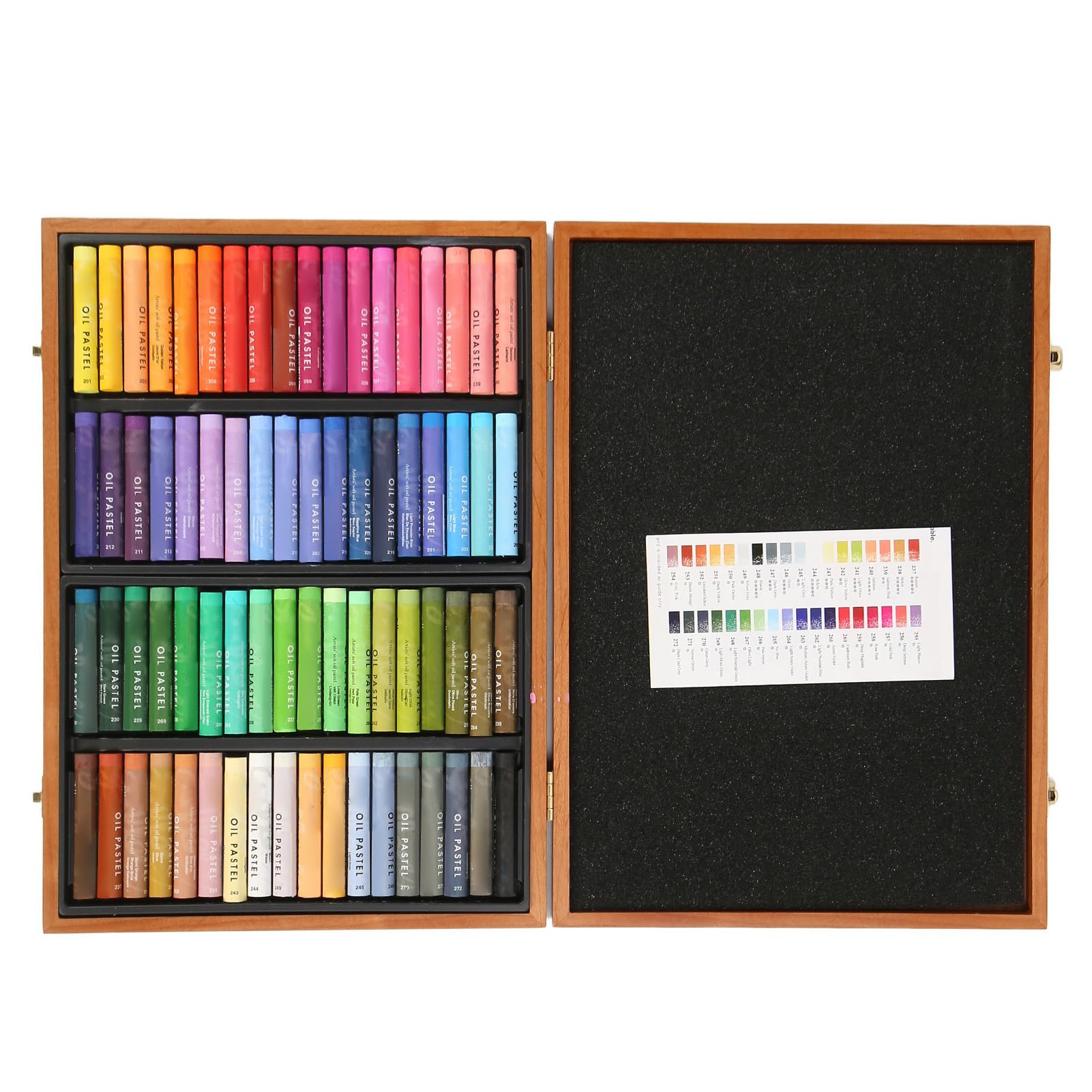 Yctze 72 Couleurs Pastel à l'huile pour Colo Easy - Adhésion Douce et Forte Pastels de Dessin pour Portraits et Projets Artistiques Variés