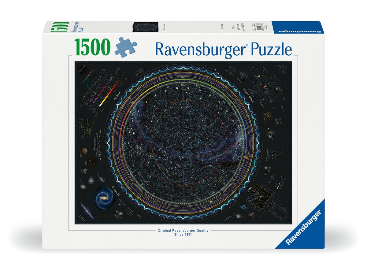 Ravensburger Map of The Universe 1500 Piece Jigsaw Puzzle for Adults | Unique, Pieces | Anti-Glare Surface | FSC Certified, Eco-Friendly | Amazon Exclusive - Image 2