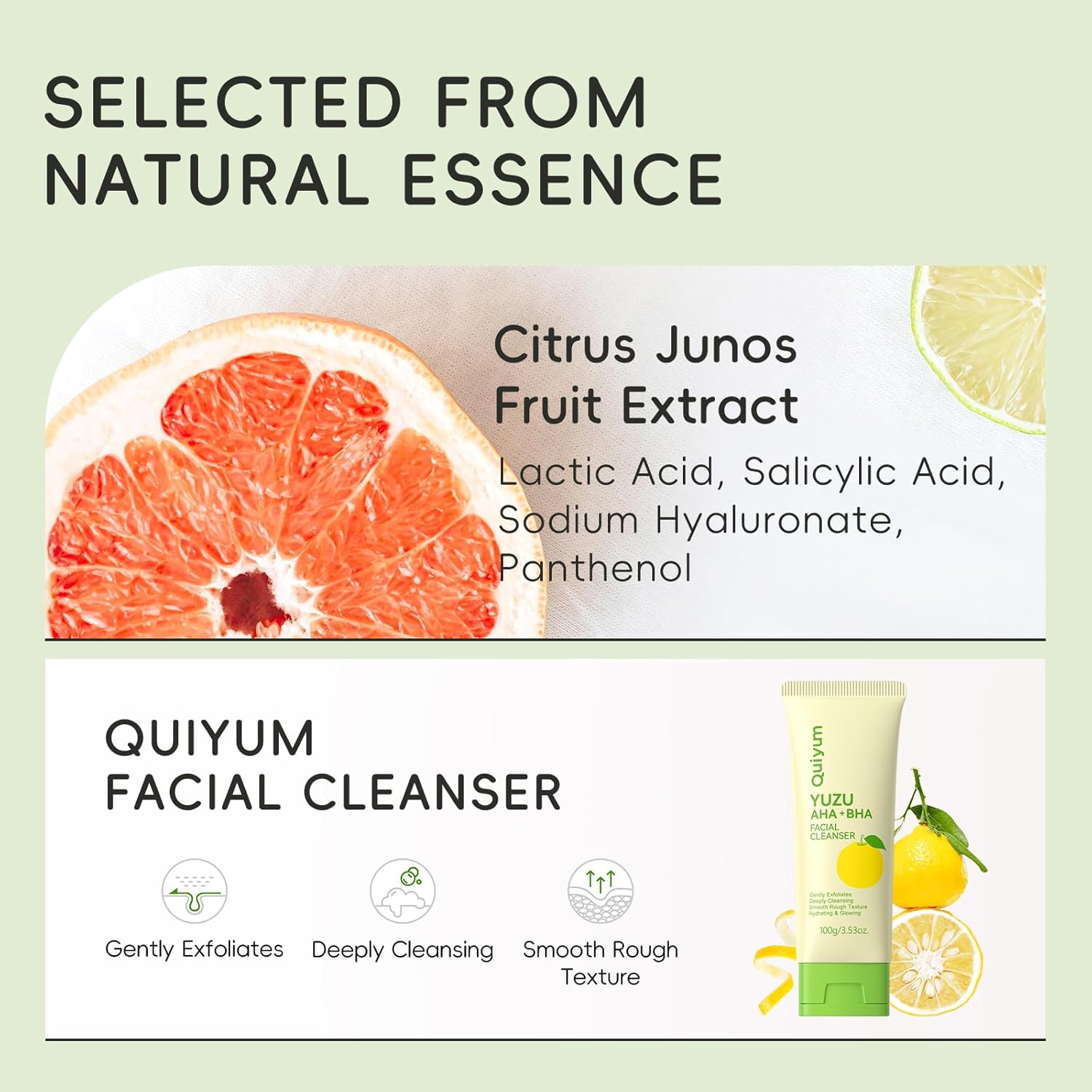 Fruit Skin Care Set, 5 Pcs Daily Routine Beauty Skin Care for Teens Girls - Gentle Skincare Gift Sets, Facial Care Set for Women, Mother's Day Birthday Gift, Stocking Stuffers, Full Size - Image 5