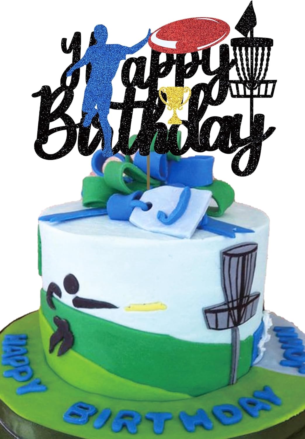 Disc Golf Cake Topper Disc Golf Birthday Cake Toppers Decorations for