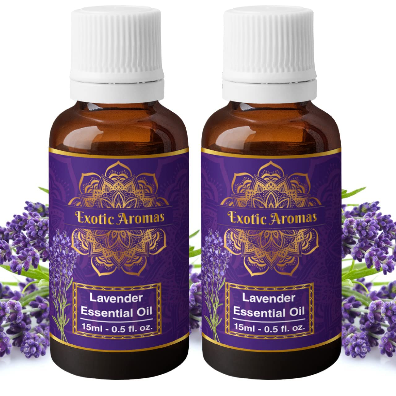 Exotic Aromas Lavender Essential Oil for Aroma Therapy, Stress Relief, Hair, Skin (15Ml + 15Ml) Pack of 2 - Review, Price and Buying Guide