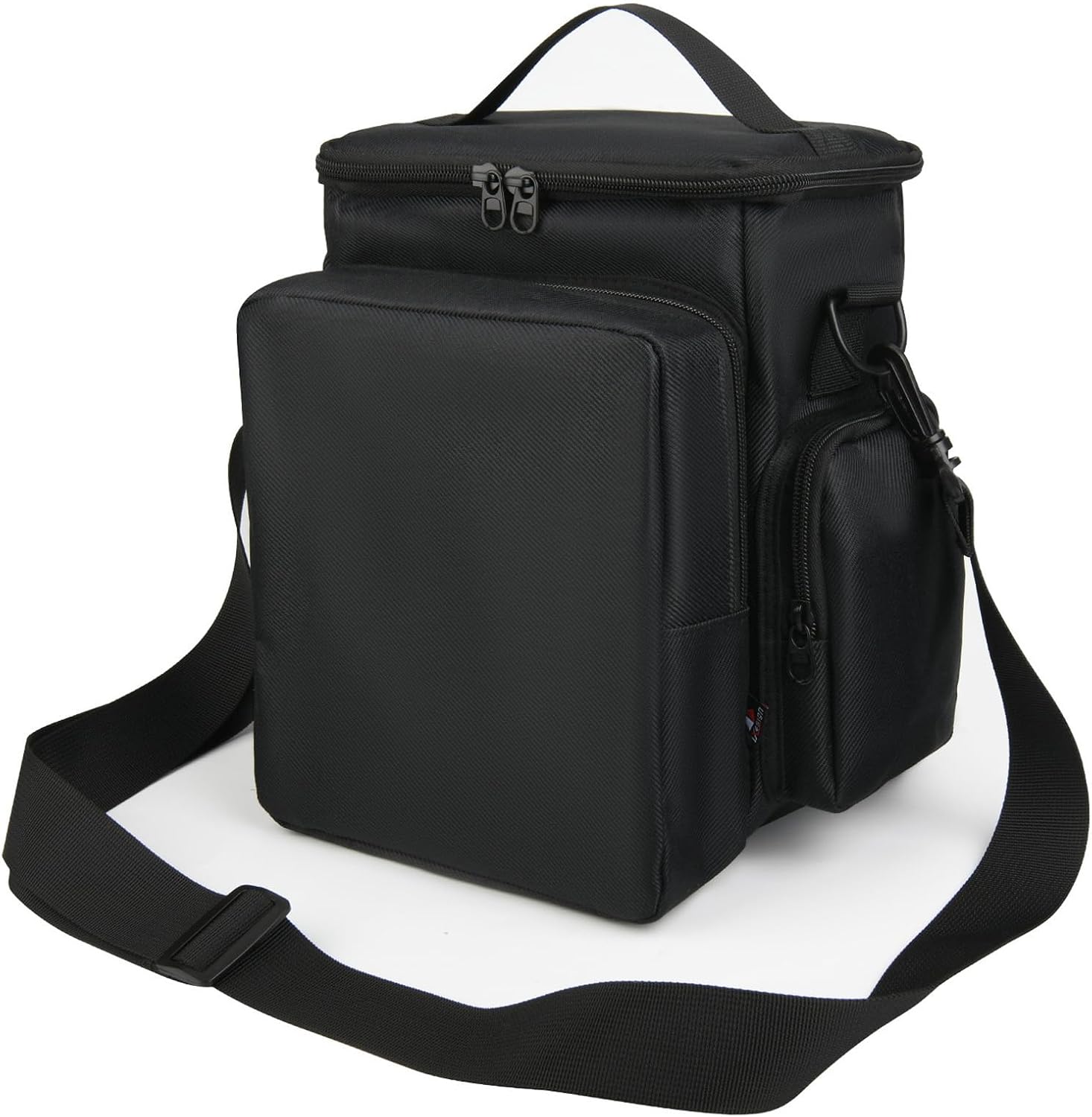 6 Slots Wireless Microphone Case Travel Bag for JBL Partybox Encore Essential/Partybox 110 Handheld Mic System, Carrying Case for Singing, Karaoke, Party Microphones Accessories