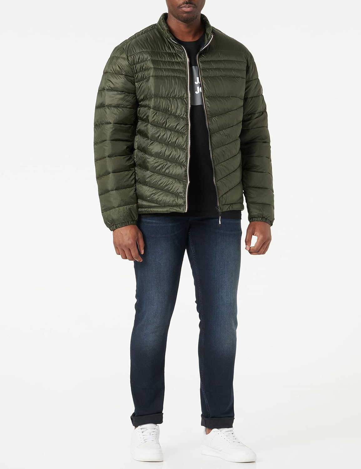 JACK & JONES Jjehero Puffer Collar Noos Men's Jacket
