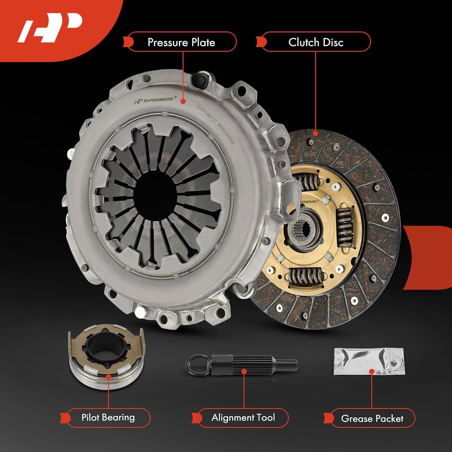 A-Premium Transmission Clutch Kit Compatible with Chevrolet Spark 2013 2014 2015 1.2L
