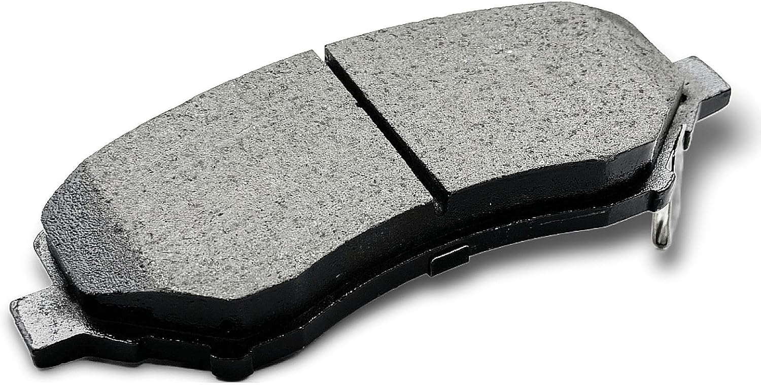 D1273 D1274 8pcs Front Rear Ceramic Brake Pads Sets With Clips Fit For 2007-2017 Jeep Wrangler,For 2018 Jeep Wrangler JK,For 2008-2012 Jeep Liberty,For 2007-2011 Dodge Nitro