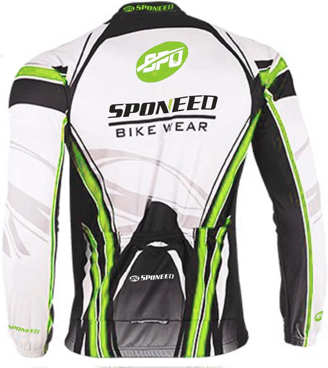 sponeed Men's Bicycle Shirts Long Sleeve Biker Jerseys Full Zipper Winter Cycling Gear Breathable - Image 4