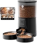 PETULTRA Automatic Cat Feeder for 2 Cats, 5G WiFi Pet Feeder with HD Camera | Food Dispenser for Multiple Cats, Remote Control APP, 2-Way Audio, Timed Precision Feeding, Detachable Clean, Desiccant Bag.