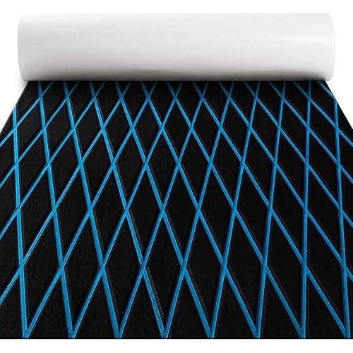 Fullfire Boat Flooring - EVA Foam Boat Decking - Marine Mat Self-Adhesive Flooring Sheet Marine Carpet for Motorboat Yacht Kayak RV