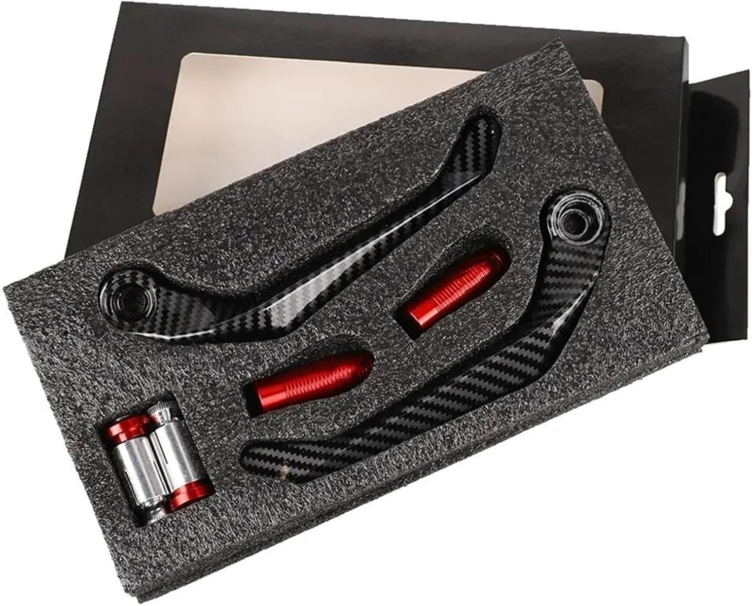 Uniwersalny Dla Yam&aha MT-01 MT03 MT 07 MT 09 MT10 Uniwersalne Uchwyty Kierownicy Ochraniacz Dźwigni Sprzęgła Hamulca Protector MT15 MT 25 125 Motocykl (Kolor: czerwony)