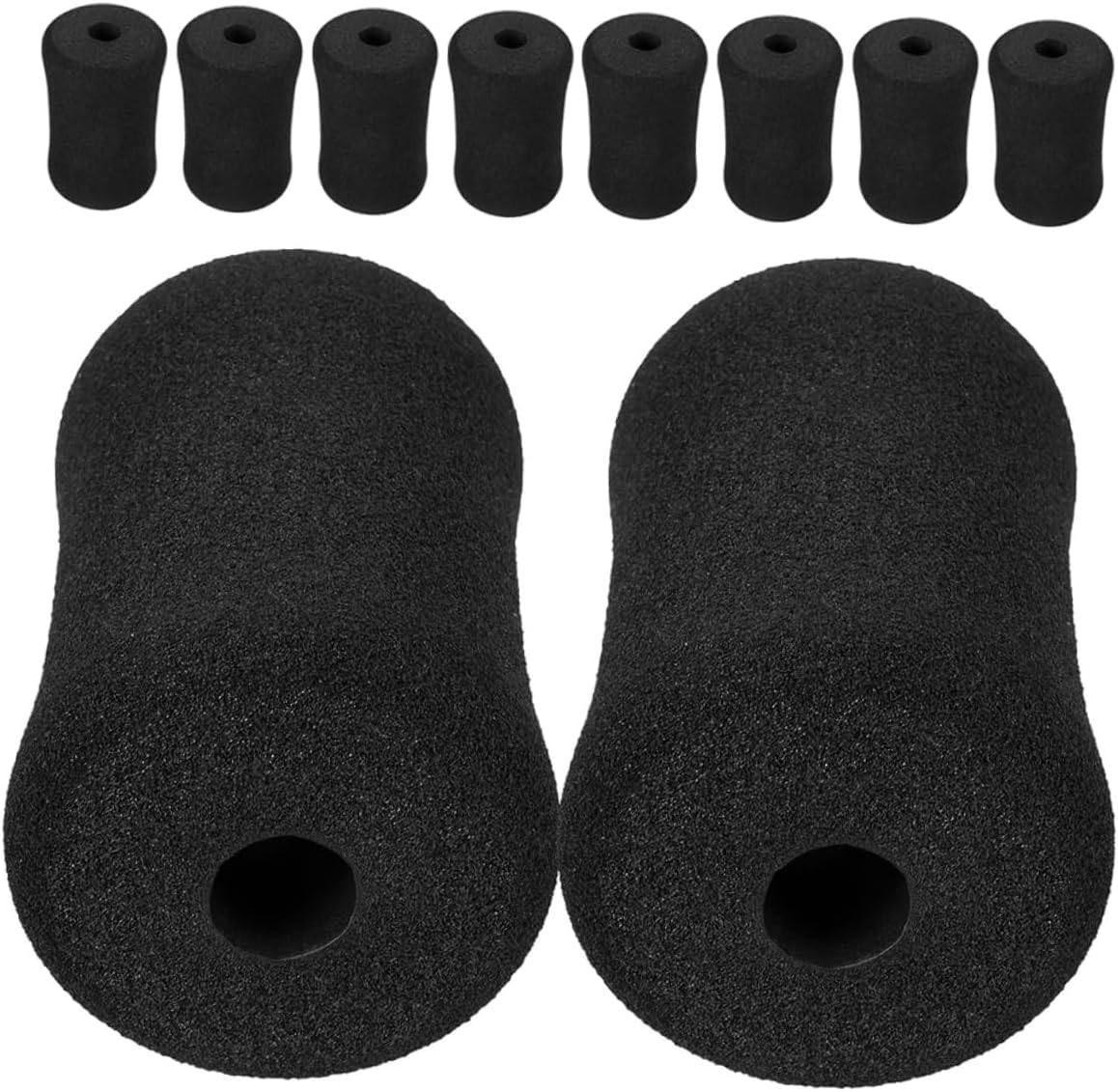 10Pcs Ab Training Sleeve Covers for Gym Equipment Sponge Roller Replacement Parts for Weightlifting Machines and Benches Comfortable Pads for Enhanced Workout Experience