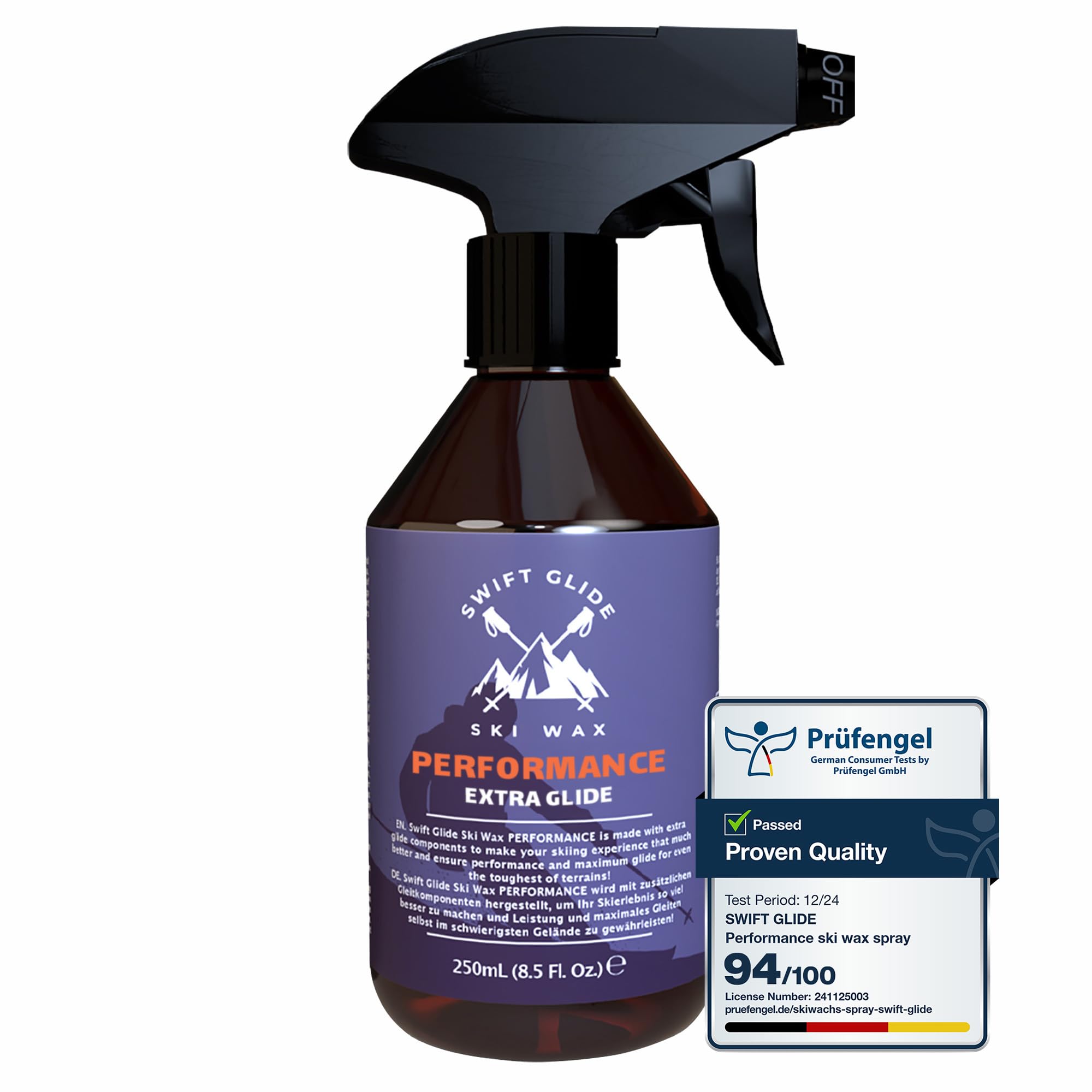 Sponsored Ad – Swift Glide Ski Wax Spray – Universal Ski & Snowboard Wax Spray – Eco-Conscious and Biodegradable, All-Weather Formula for Enhanced Glide – Water-Repellent & High Performance, Quick-Application, 250ml