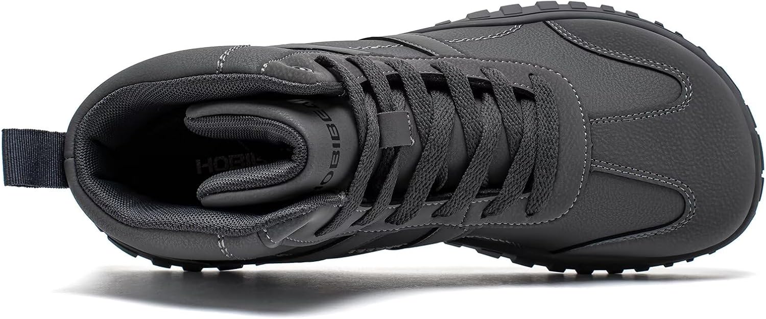 HOBIBEAR Unisex Wide Barefoot Boots for Mens Womens Hiking Outdoor Walking Shoes
