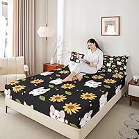 Vista 146 de jejeloiu Sea Turtle Sheet Set Ocean Creature Themed Sheets with Deep Pocket Fitted Sheet Sea Underwater World Bed Sheets Set Bed Reptile Tortoise