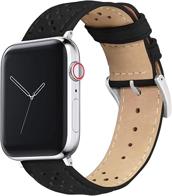BARTON WATCH BANDS - أشرطة ساعات Horween الجلدية المتوافقة مع موديلات Apple Watch - 1، 2، 3، 4، 5، 6، 7، 8، 9، 10، SE، Ultra & Ultra 2