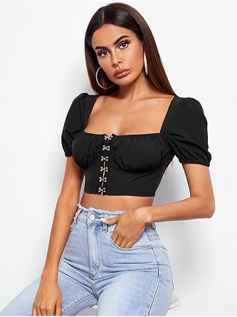 Backless Corset Blouse for Casual 
