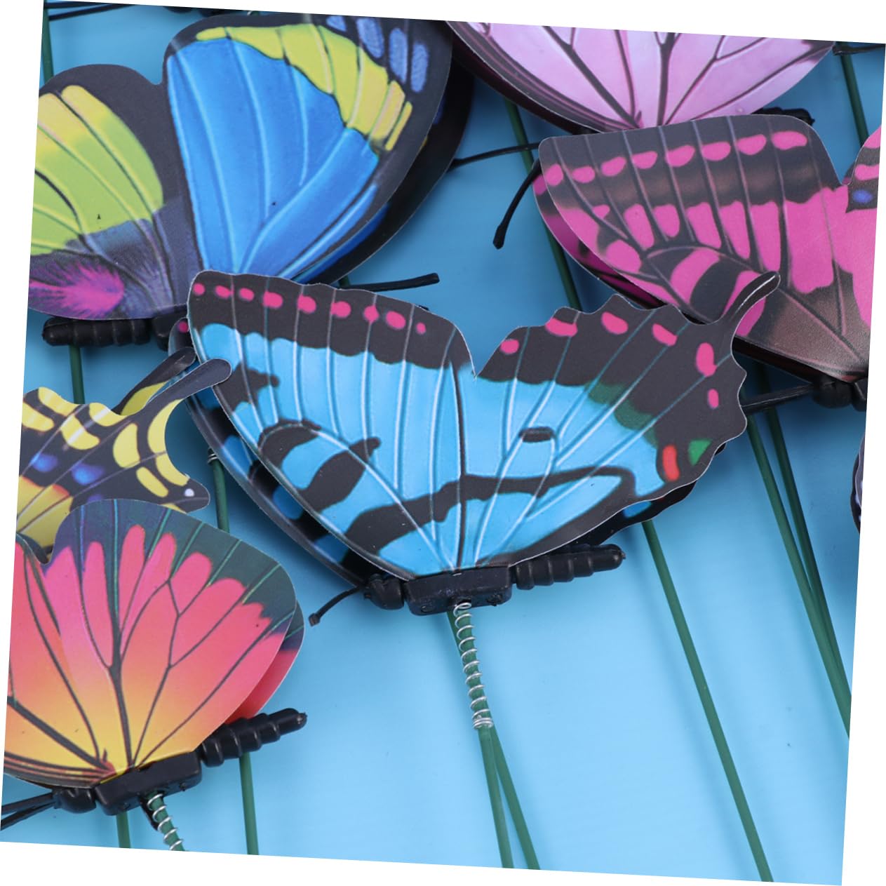 Zestaw 50szt Ogród Motyl Ogrodowy Motyle Ogrodowe Patyki Kołek Motylkowy Patyczek Do Dekoracji Ogrodu Sztuczne Stawki Pula Sztuczny Kwiat Na Wolnym Powietrzu