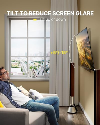 Miniatura 4 de Soporte para TV, soporte de pared de TV de movimiento completo giratorio e inclinable para televisores y monitores de 26 a 60 pulgadas de hasta 70