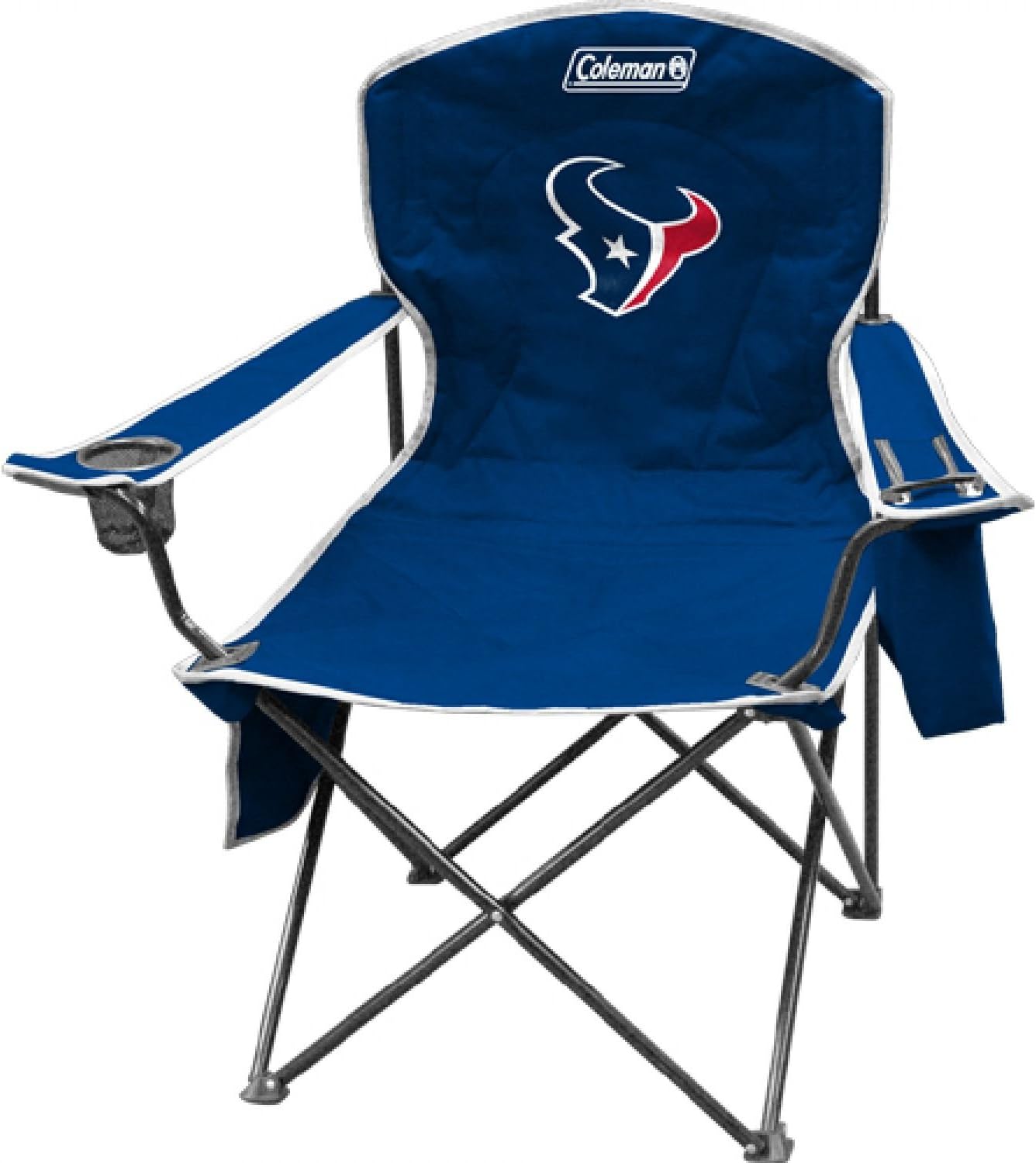 Coleman NFL Cooler Quad Folding Tailgating & Camping Chair with Built in Cooler and Carrying Case (All Team Options)