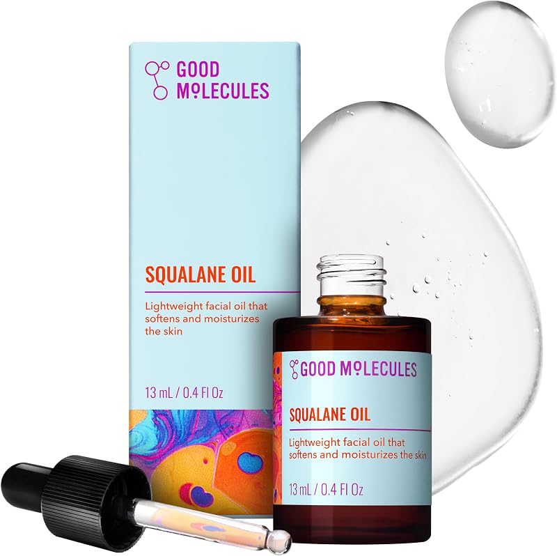 Squalane Oil for Face, Lightweight Facial Oil, 13 ml | Lightweight facial oil that softens and moisturizes skin. Suitable for all skin types.