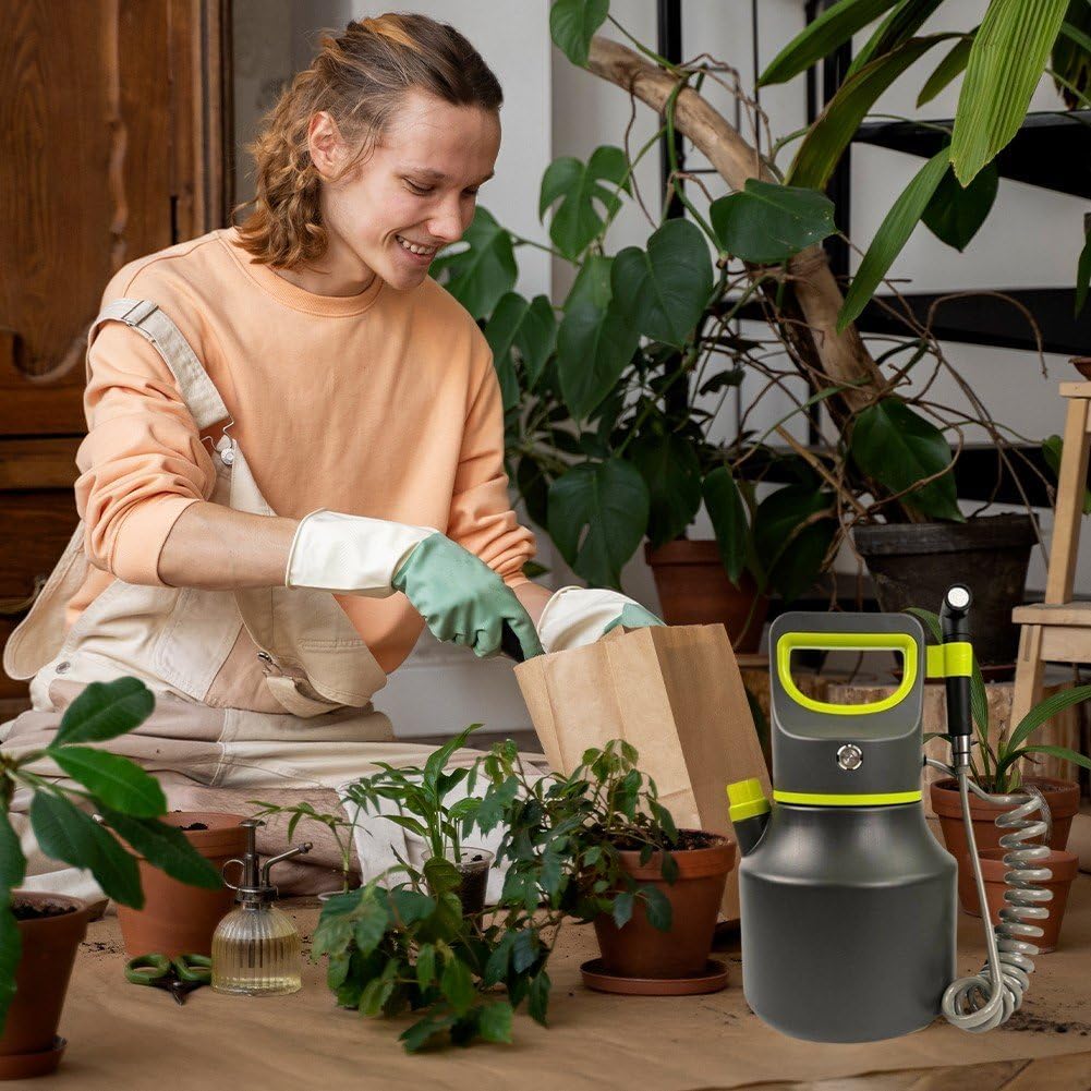 5 Litre Garden Pressure Sprayer, Portable Garden Pump Spraying Bottle Water Pump Sprayer for Spraying Water, Fertiliser, Herbicides