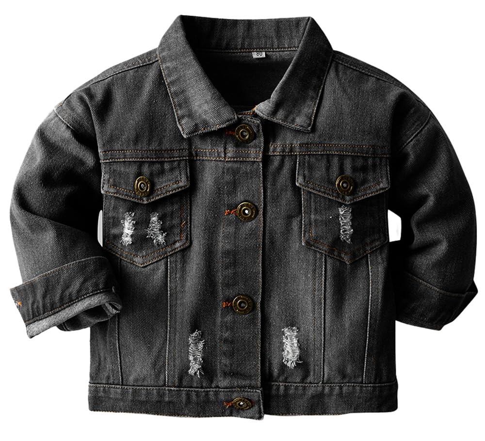 CromoncentClassic Denim Jacket for Boys Girls