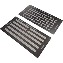2PCS Static Grass Planting Template Tool for Flock Applicator Railway Terrain Farming Scenery 1/35 1/72 1/48 1/87 1/160 3015B