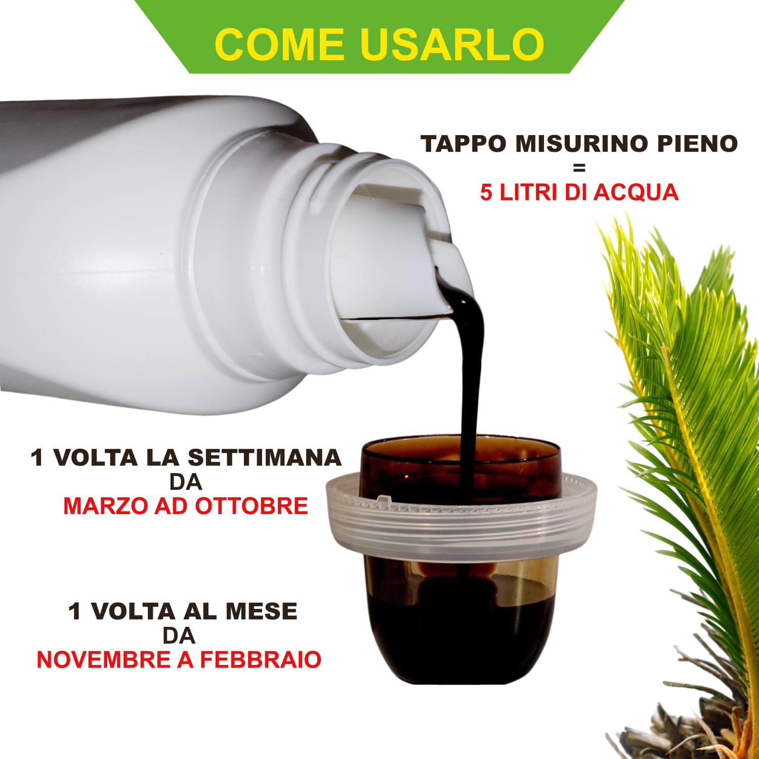 Concime CYCAS Antika Officina Botanika - 1 Kg, Per Cycas E Palme, Biologico - Foto 9