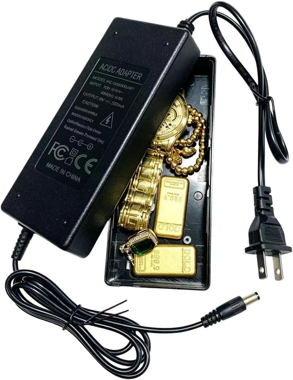 Secret Safe Charger Shape Valuable Storage