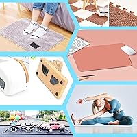 Vista 7 de 20 unidades de agarre para alfombra, almohadillas antideslizantes, agarres reutilizables y lavables para alfombra de área, agarre de alfombra